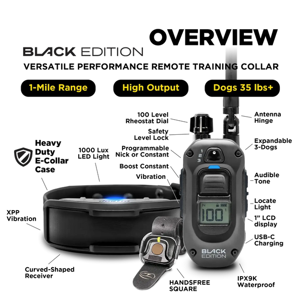 Електронашийник Dogtra 1200X Black Edition + bluetooth кнопка 17039119 фото Електронашийник Dogtra 1200X Black Edition + bluetooth кнопка 17039119 фото