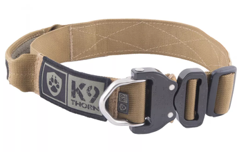 Ошейник тактический K9 Thorn COBRA ECHO с ручкой 38 мм L койот 0003-18 COY-L фото