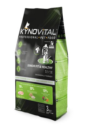 Kynovital Junior Fit & Healthy 32/18 Корм супер преміум класу для цуценят та молодих собак з підвищеною активністю JH321803 фото